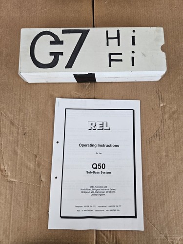 Rel q50 sub - sub-bass, system