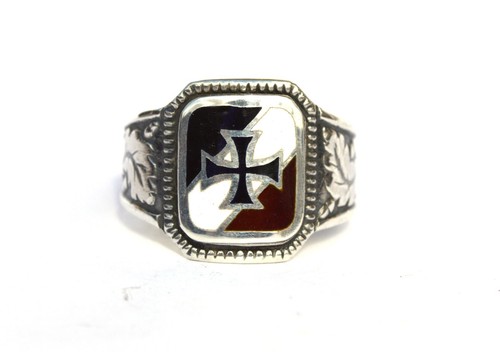 Ww1 ww2 german ring silver - german,