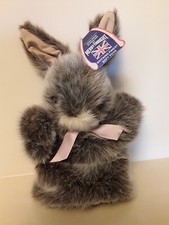 Vintage Merrythought rabbit hand puppet with tag