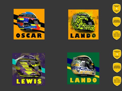 2024 helmet stickers - 2024, f1
