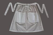Victorian Maids Apron with Pockets - Choose Size + Colour