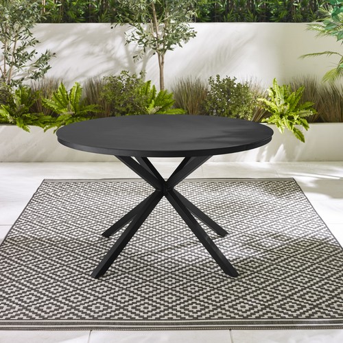 Nanterre metal glass round - metal, &