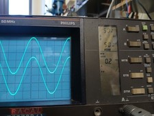 Philips PM3055 dual beam oscilloscope.