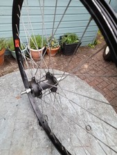 26 Inch Mountain Bike Rear Disc Brake Freewheel Hub New Solid Axle Bearings Whl