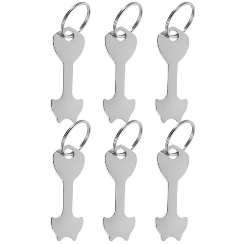 6pcs set stainless steel - stainless,
