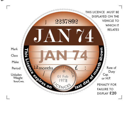 Jan 1974 replica repro classic - repro,