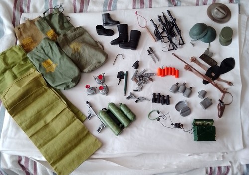 Vintage action man accessories - man,