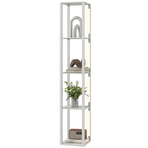 Homcom floor lamp with - homcom,