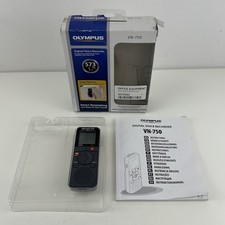 Olympus VN-750 Digital Voice Recorder Handheld Dictaphone Battery Powered Boxed