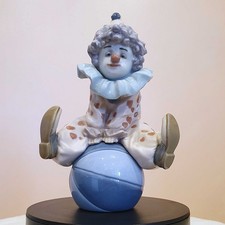 Rare Lladro Porcelain Clown