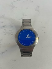 RARE y2k FOSSIL Big Tic JR-7978 Blue Kanji Animated Watch Needs Battery