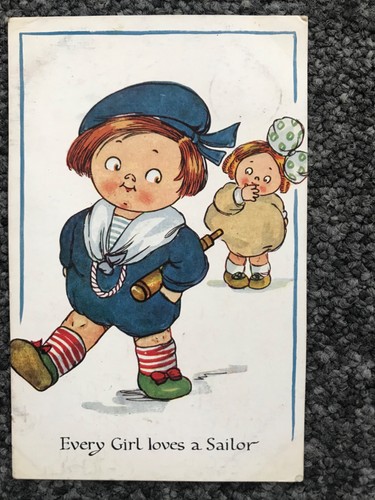 Vintage comic postcard every - postcard,