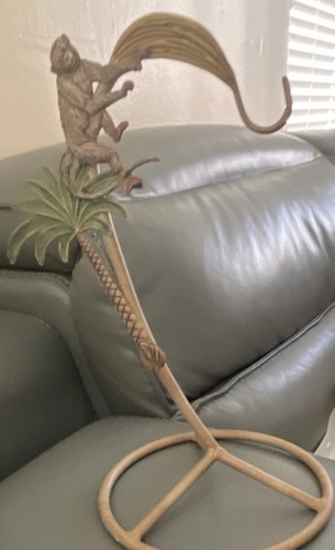 Monkey palm tree metal - monkey,