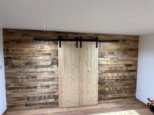 Scorched Reclaimed Pallet Wood