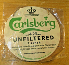 Carlesberg Pilsner Advertising Sign - Man Cave/Bar/Pub  Display - Vintage Retro