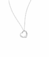 Silver Heart Shaped Living