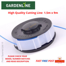 GARDENLINE GLR450/5 Grass Strimmer Trimmer Spool 1.5mm Cutting Line x 9 meters  