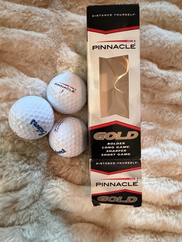 Pinnacle gold white golf balls - white,