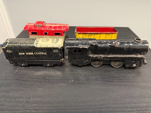 Marx tin toy train - train, set