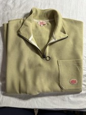 Armor Lux Camionner Quarter Zip Sweatshirt- Size M - Beige Sand