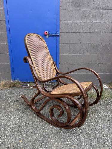 Vintage bentwood rocking chair - vintage,
