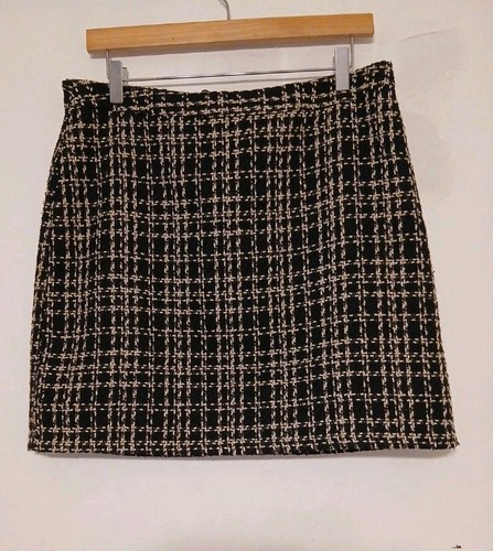 Papaya tartan black white - black, &
