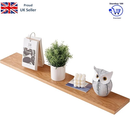 Floating shelf solid oak wood - shelf,