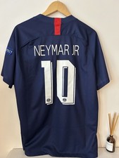 Authentic PSG Nike 19/20 Home Kit. #10 Neymar.  CL Badges. VGC. X-Large.