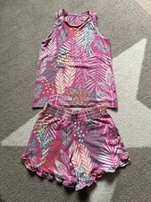 Age 7-8 Years Pink Leaf Design