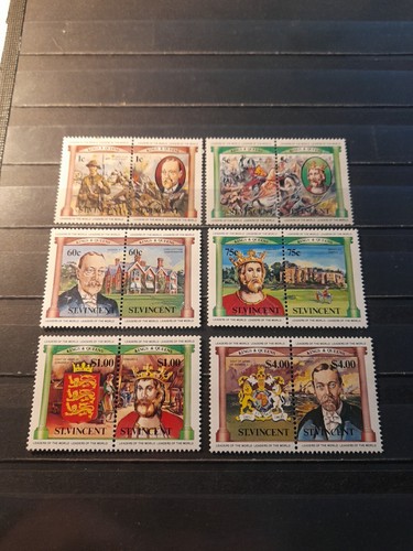 Vincent stamps 1984 english - st.vincent,