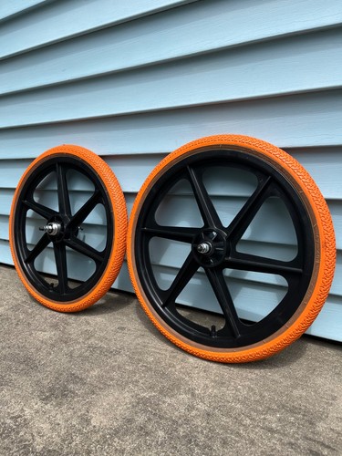 Skyway mags black wheels - black, set