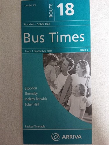 Arriva north east timetable - east,