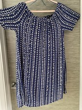 MONSOON Beach Long Tunic Medium KAFTAN MONSOON Gold Navy Off Shoulder Long Top