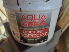  GRP Roofing Top Coat 10kg ( 6.6kg left ) Graphite Grey BS00A13