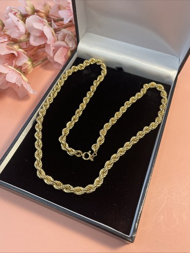 9ct gold chunky - chunky, necklace