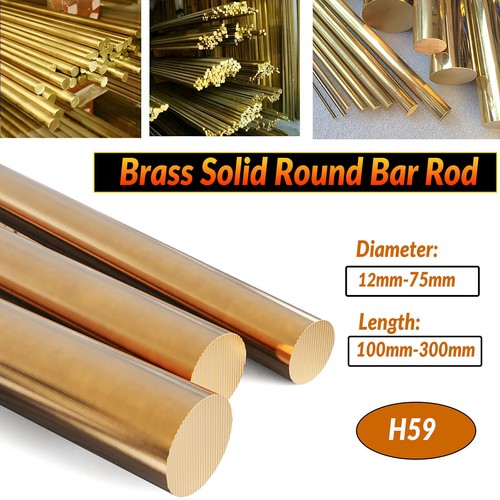 Brass solid round - round, rod