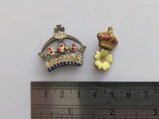 Vintage Crown Pin Badge