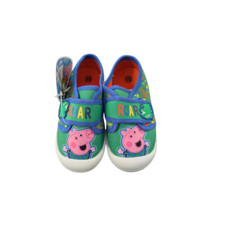 George Pig Canvas Children's Shoes with easy Fastening - Kids Boys Footwear