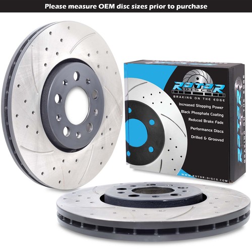 Front drilled grooved 288mm - drilled,