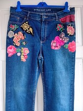 Customised  M&S Jeans upcycled