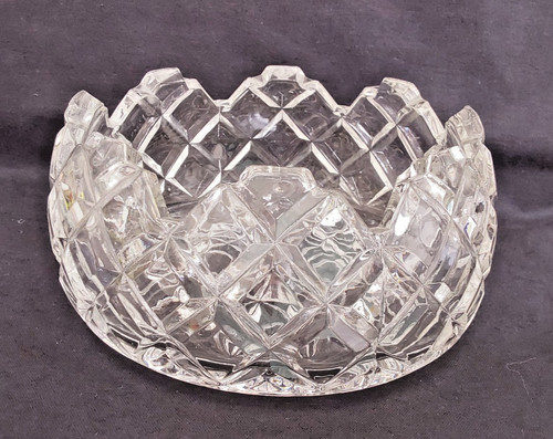 Vintage crystal glass fruit - glass,