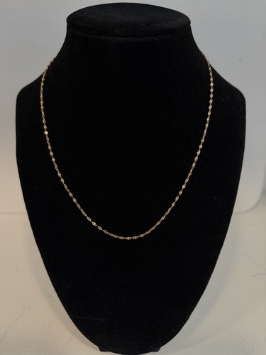 14k yellow gold mirror - gold, link