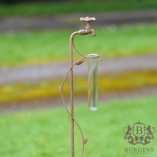 Garden Tap Rain Gauge | Metal