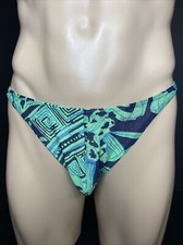 Vintage Solar Tan Thru Bikini Brief Size Medium