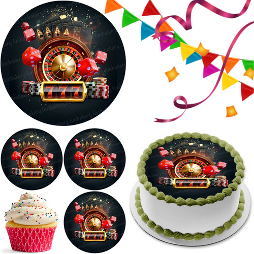 Casino poker cake - casino, party