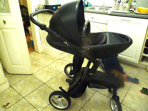 Mima xari black pram - black,