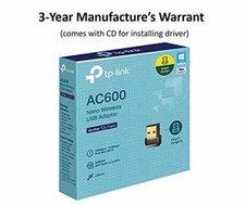 TP-Link AC600 Archer T2U Nano USB Wi-Fi Dongle, Dual Band 5 GHz Wireless Adapter