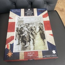 Army Jigsaw Puzzle Troops Arriving Home, London 1914 WW1 Lest We Forget 1000 Pc 