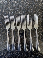 Vintage Ashberry Savoy Staybrite Table Forks. Six In Total. Good Condition.
