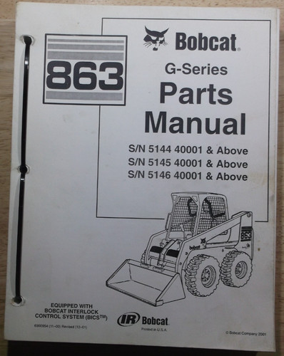 Bobcat 863g 863 series - bobcat,